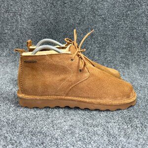 BearPaw Skye Chukka Booties Women's Size 10 Hickory Suede Winter Insulated Boots